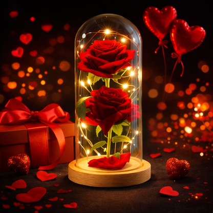 Wieczna Róża W Szkle - naszewalentynki.pl